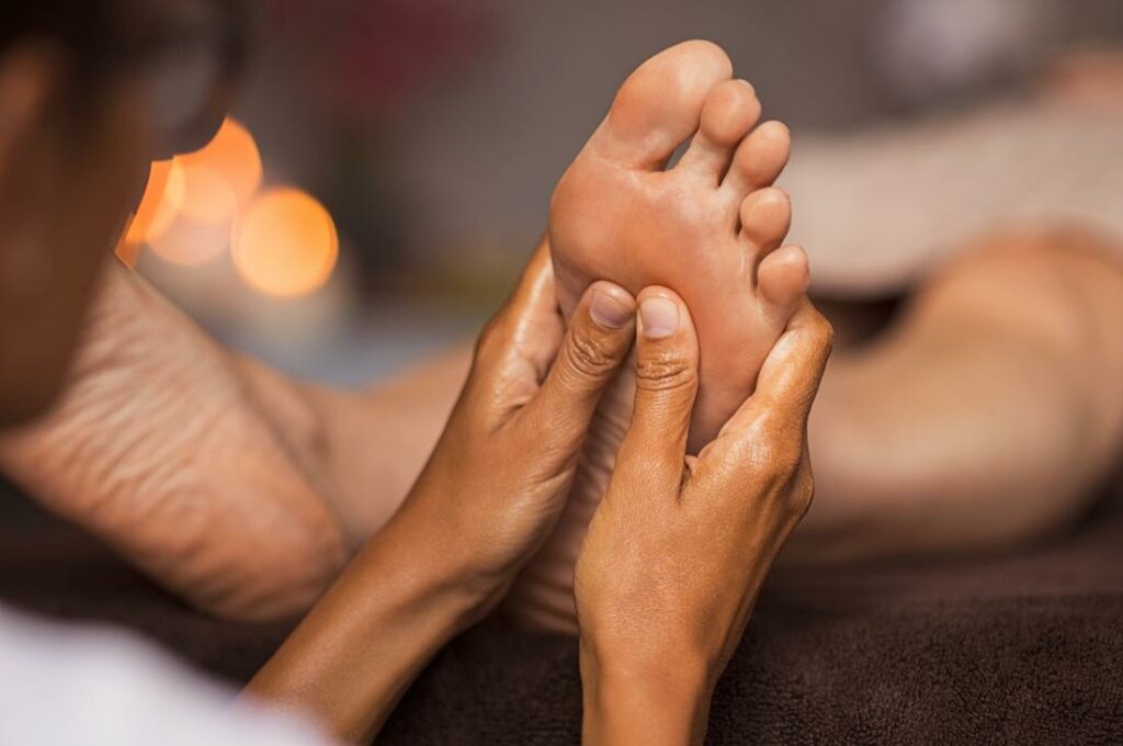 Foot massage techniques and benefits